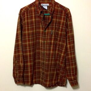 Columbia Long Sleeve Button Down Shirt, Men’s Size Medium